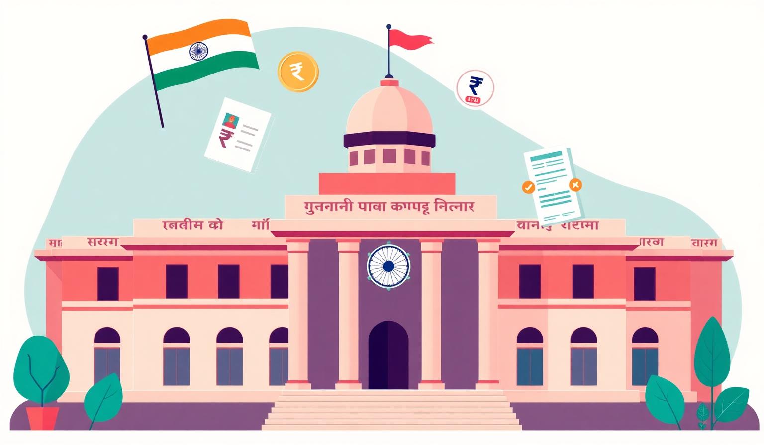 Illustration of Indian government schemes, grants and loans for MSMEs